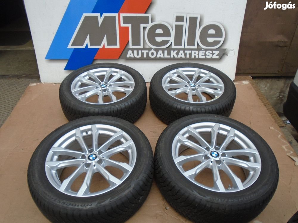 [GYÁRI HASZNÁLT] BMW - Alufelni szett 19" - Téli gumival V-Speiche 69